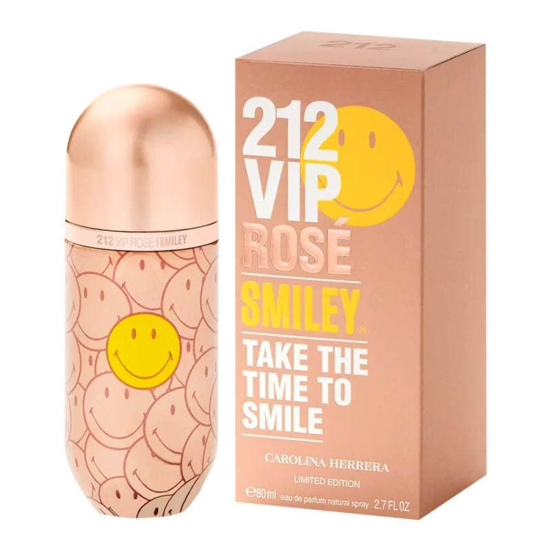 CAROLINA HERRERA 212 VIP ROSE SMILEY