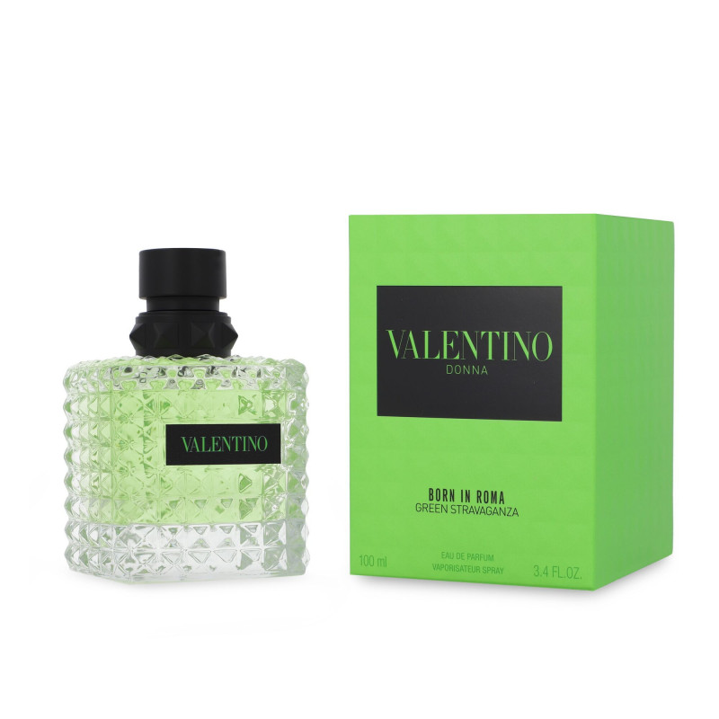 VALENTINO DONNA BORN IN ROMA GREEN STRAVAGANZA